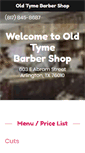 Mobile Screenshot of oldtymebarbershop.com